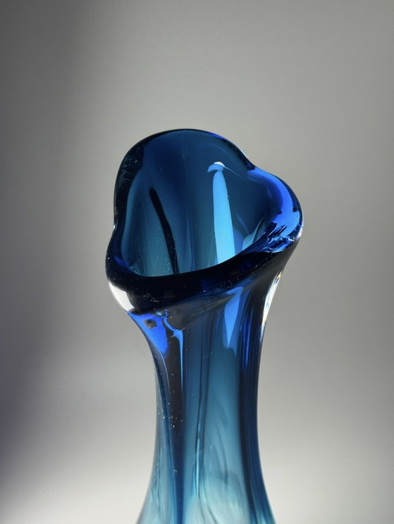 Val Saint Lambert “Lulea” Crystal Vase — René Delvenne, Studio Cristal, Limited Edition 1/6 (photo 6 of 15)