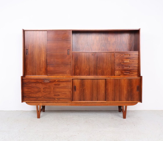 Image 1 of Vintage Dutch design buffet cabinet with asymmetrical layout, 1960s