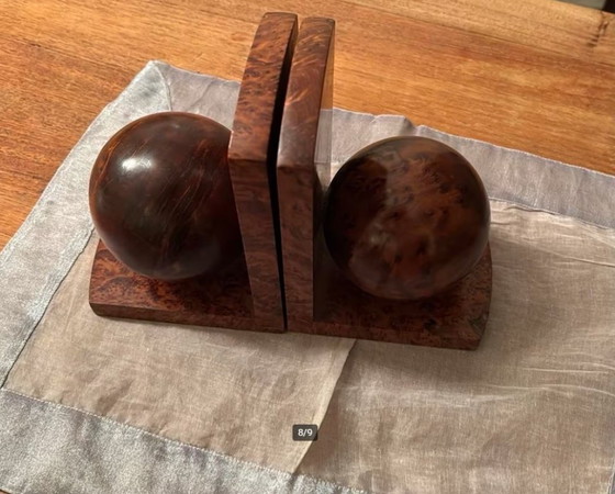 Image 1 of Paire de serre-livres art déco, école d'Amsterdam.