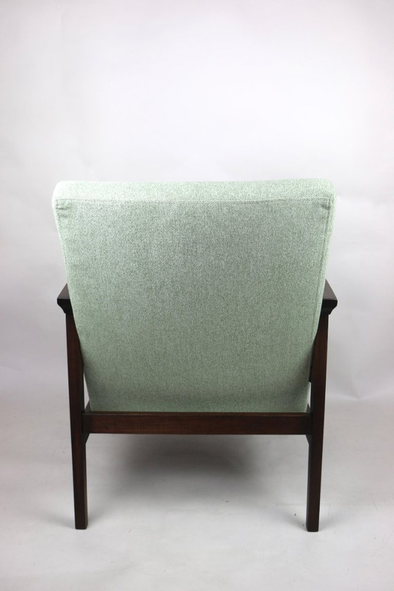 Image 1 of Fauteuil lounge vert clair GFM63 de J. Kedziorek, années 1970