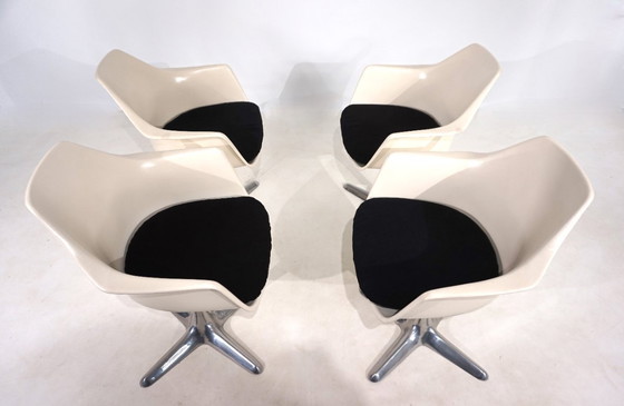 Image 1 of Set of four Arkana 116 dining chairs by Maurice Burke, 1960