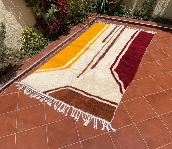 Handwoven natural wool rug with colorful patterns, size 1.5/2.5 m – Aime Té, Rugs & carpets (photo 6 of 7)