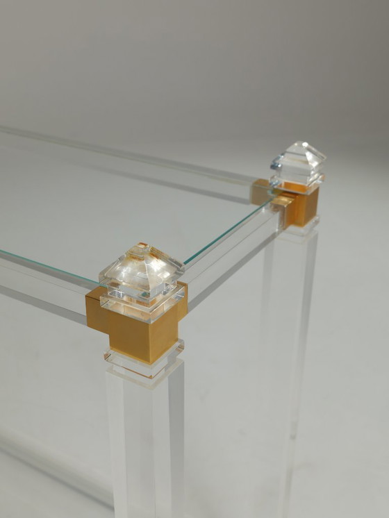 Image 1 of Console en acrylique conçue par Pierre Vandel pour Pierre Vandel, années 1970