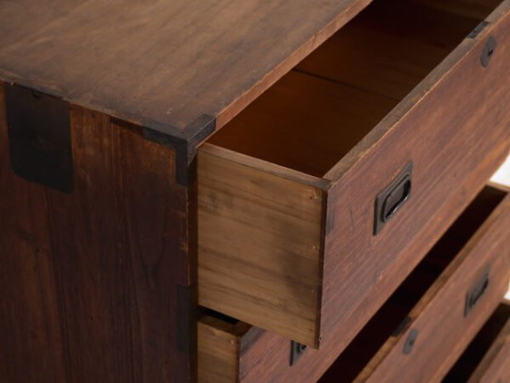 Antique Japanese Chest of Drawers - Taishō / Showa Period (c. ) #37 – Metal (photo 36 of 40)