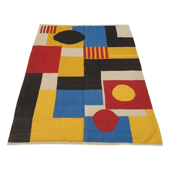 Sonia Delaunay Esquisse 1954 Kunstteppich/Wandteppich | Handgewebte Wolle | 175×247 cm – Teppiche & Läufer (photo 4 of 12)