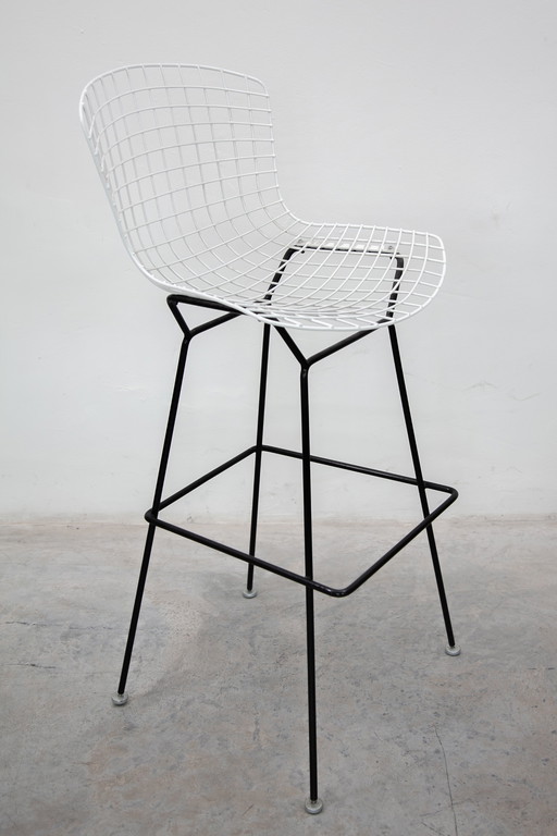Set Of Six High Bar Stools designed by Bertoia for KNOLL