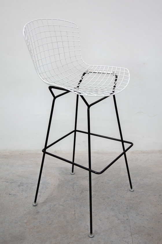 Image 1 of Set Of Six High Bar Stools designed by Bertoia for KNOLL