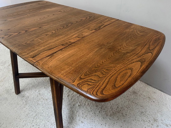 Image 1 of Ercol 1950’s ‘Old Colonial 377” Blue Label Drop Leaf Table