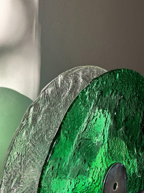 Image 1 of Luigi Massoni - Lampe de table "Albero" - Verre Murano Pulegoso - 1970