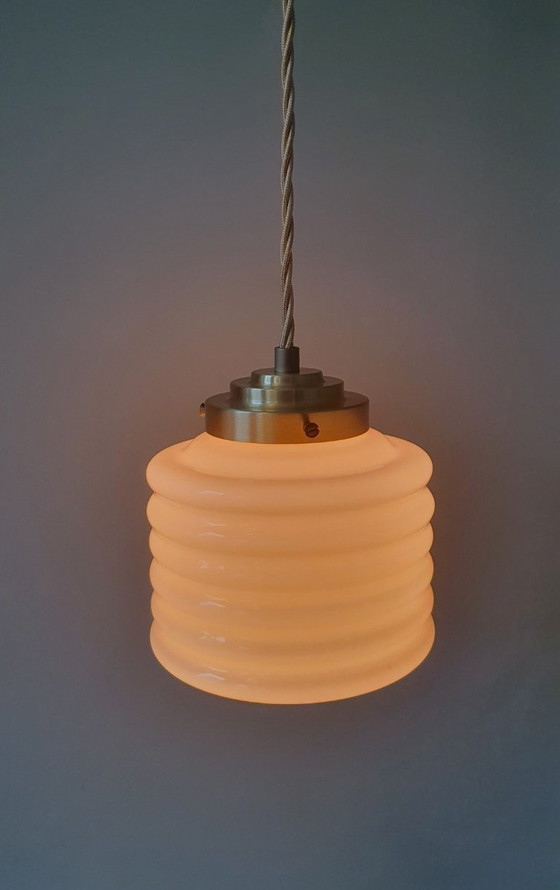 Lampada a Sospensione Vintage Francese 'Lampion' Colore Rosa Pastello – Lampade a sospensione, Metal (photo 4 of 22)