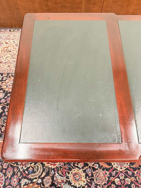 Escritorio clásico inglés Chesterfield Partnerdesk – Leather, Wood (photo 18 of 19)
