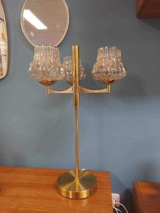 Image 1 of Vintage Brass Table Lamp Desk Lamp Lamp