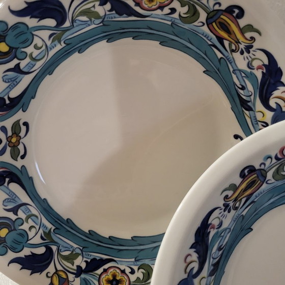 Image 1 of 5 assiettes creuses Izmir de Villeroy et Boch, 1973