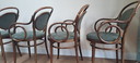 4x vintage Bistro stoel (Thonet stijl)