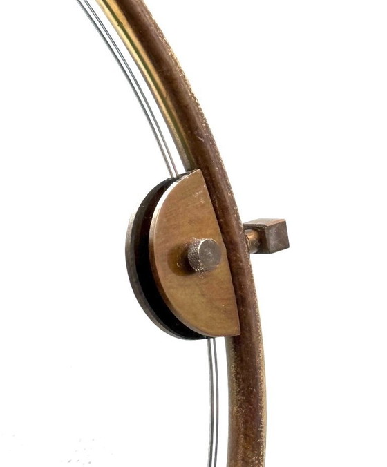 Image 1 of Tischspiegel/Schminktisch aus Messing, Italien, Mitte des 20. Jahrhunderts, 1960er Jahre