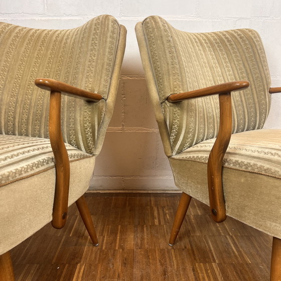 Image 1 of Set van 2 Vintage Cocktail Club Stoelen, jaren 1960