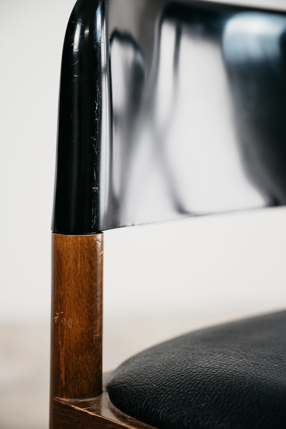 Image 1 of Set Da Pranzo 6 Sedie Piarotto Design Italy 1960’s Modernariato Vintage Chairs