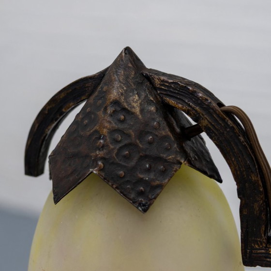 Image 1 of Lámpara de mesa francesa Art Déco Degué