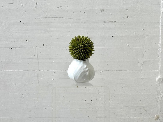 Image 1 of Organically shaped (cabbage-shaped) porcelain vase, 1970s