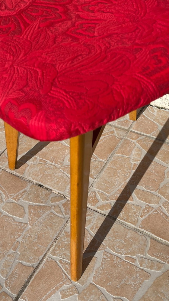 Image 1 of Retro Vintage Red Chair