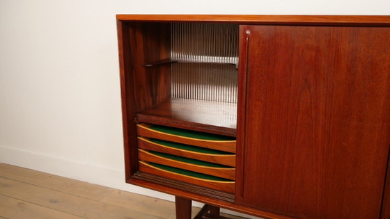 Credenza alta vintage | Teak | Arne Vodder per H.P. Hansen | 200 cm – arne vodder voor H.P Hansen (photo 8 of 14)