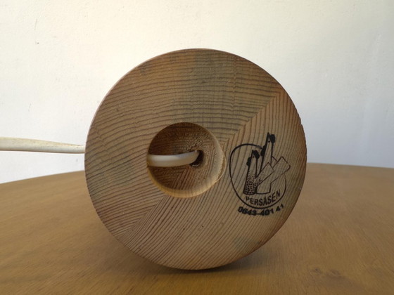 Image 1 of HOUTEN TAFELLAMP, Leif Wikner, Persåsen.