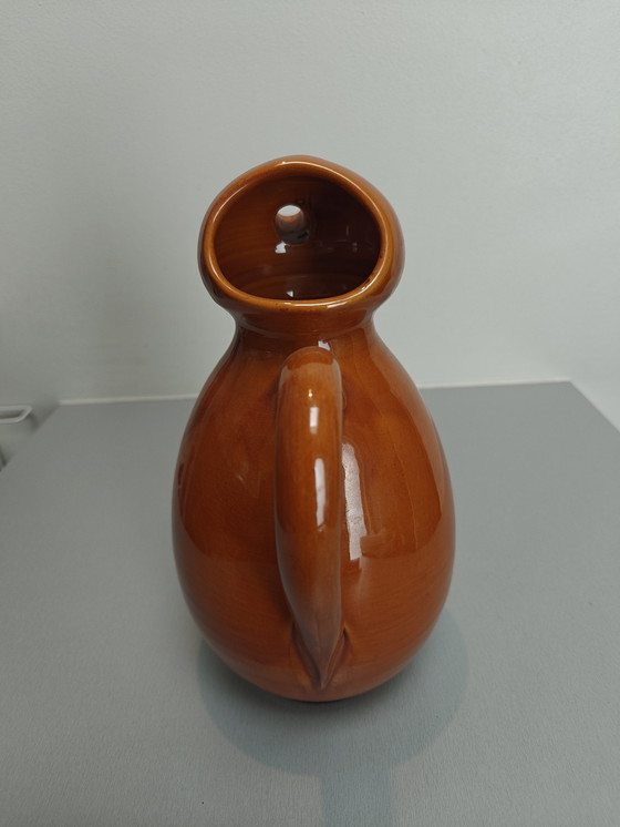 Image 1 of Cruche Lampet brun rouille