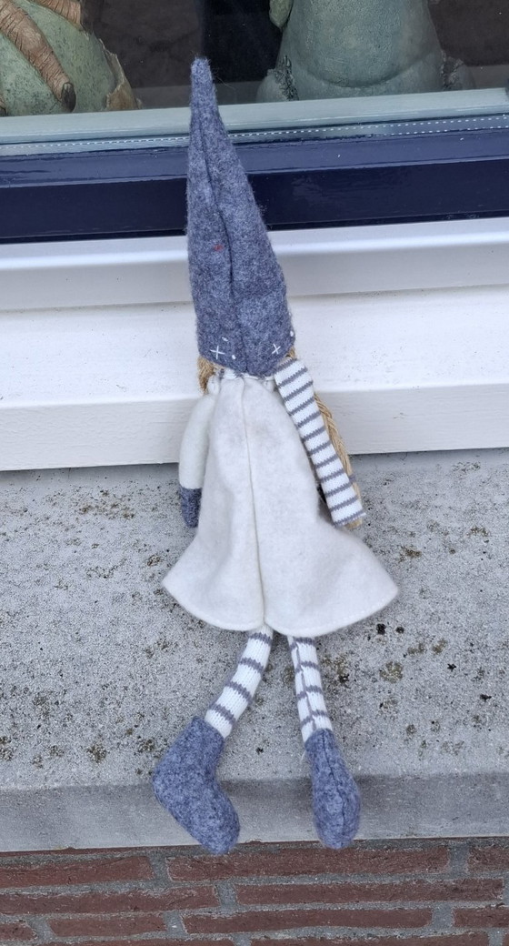 Decorative Handmade Christmas Doll.🌲 – Decorative Objects, Textile, Wool (photo 4 of 7)