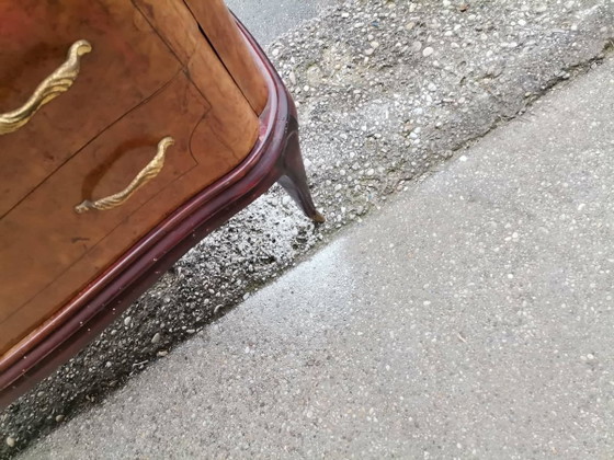 Mid-Century Italian Chest of Drawers – Glass, Brass, Mid Century Modern (photo 5 of 7)