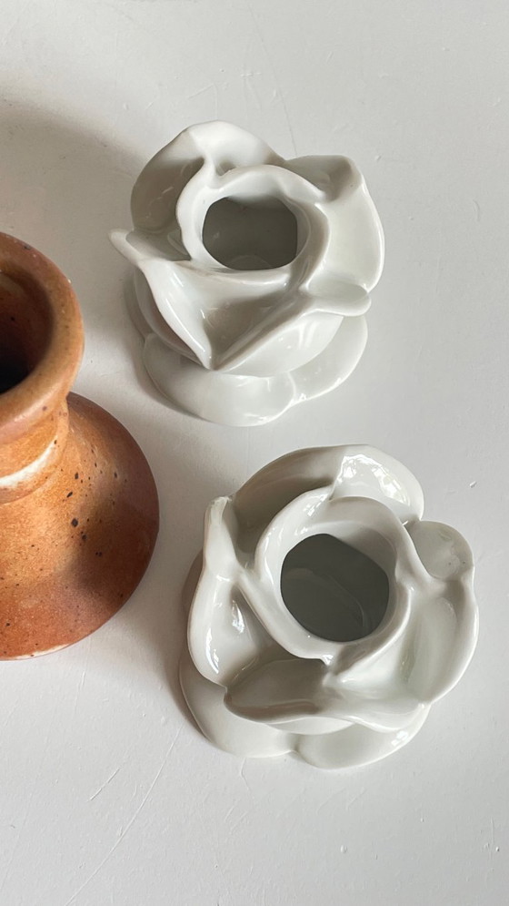 Image 1 of BOUGEOIRS Porcelaine et Grès VINTAGE