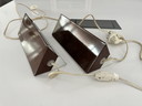 Set van 2 vintage wandlampjes bedlampjes 