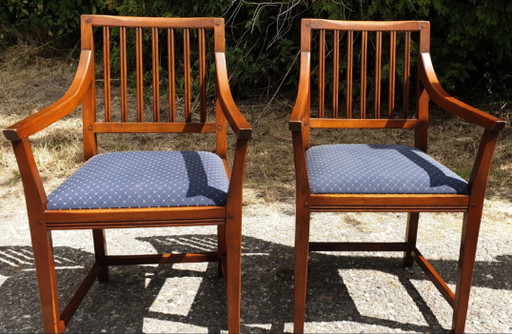 2 Schuitema Art Nouveau Armchairs