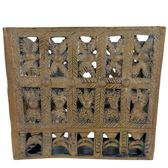 Antique Sumatran Brass Mosque Model – Indonesia – circa 1900–1920 – Decorative Objects, Wood (photo 10 of 11)