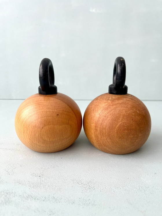 Image 1 of Bodum Ball Boy molinillo de pimienta juego de molinillo de sal Dinamarca diseño danés posmoderno Nissen
