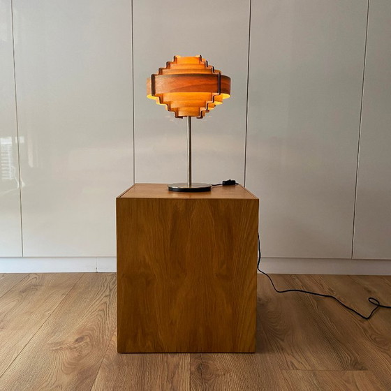 Retro Scandinavische Lampenkap – The Retrograde, Tafellampen, Wood (photo 6 of 12)