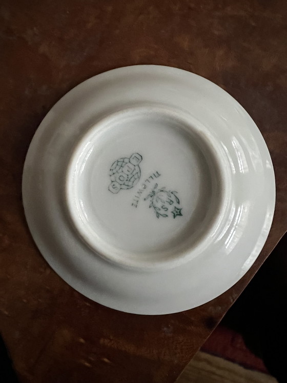 Image 1 of Juego de aperitivos Art Deco Slovitz, 1 cuenco grande, 12 cuencos pequeños, checo