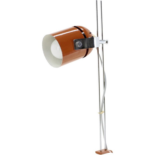 Vintage brown lamp, Czechoslovakia 1970