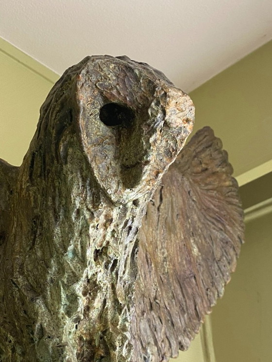 Image 1 of Owl sculpture by Erwin Peeters