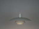 Deense vintage hanglamp PH 4/3 van Poul Henningsen, Louis Poulsen, 1966