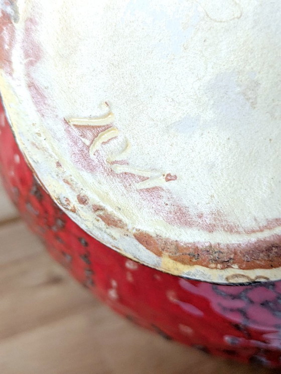 Image 1 of Large Carstens Tönnieshof Red Pitcher Vase | 1960s West German Pottery