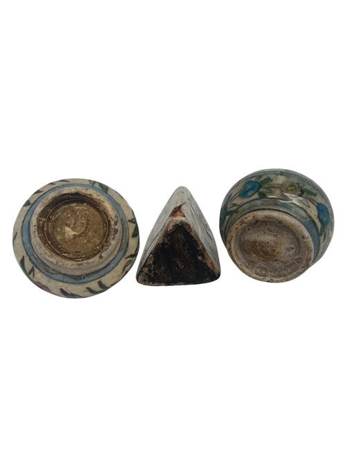 Antique 19th-century vases, Qajar Dynasty, Persia