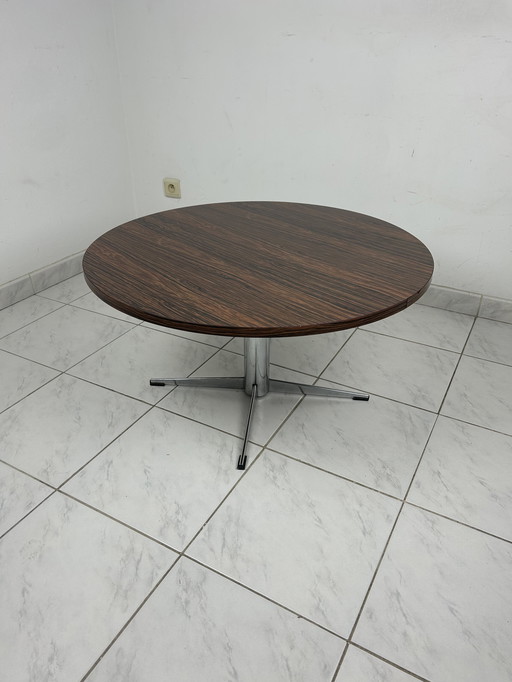 Vintage round coffee table rosewood