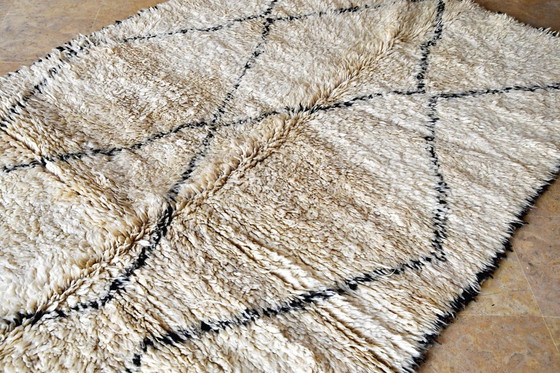 Image 1 of Tapis marocain vintage Beni Ourain - 252 x 141 cm