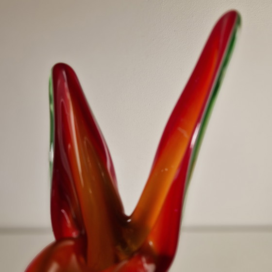 Image 1 of Goldan Talast vintage vase mouth-blown design vase