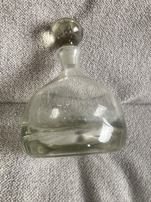 Heavy Glass Carafe with Ball Stopper