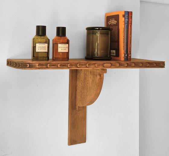 Image 1 of Wandregal aus massiver Eiche- Rustikaler Louis XVI-Stil