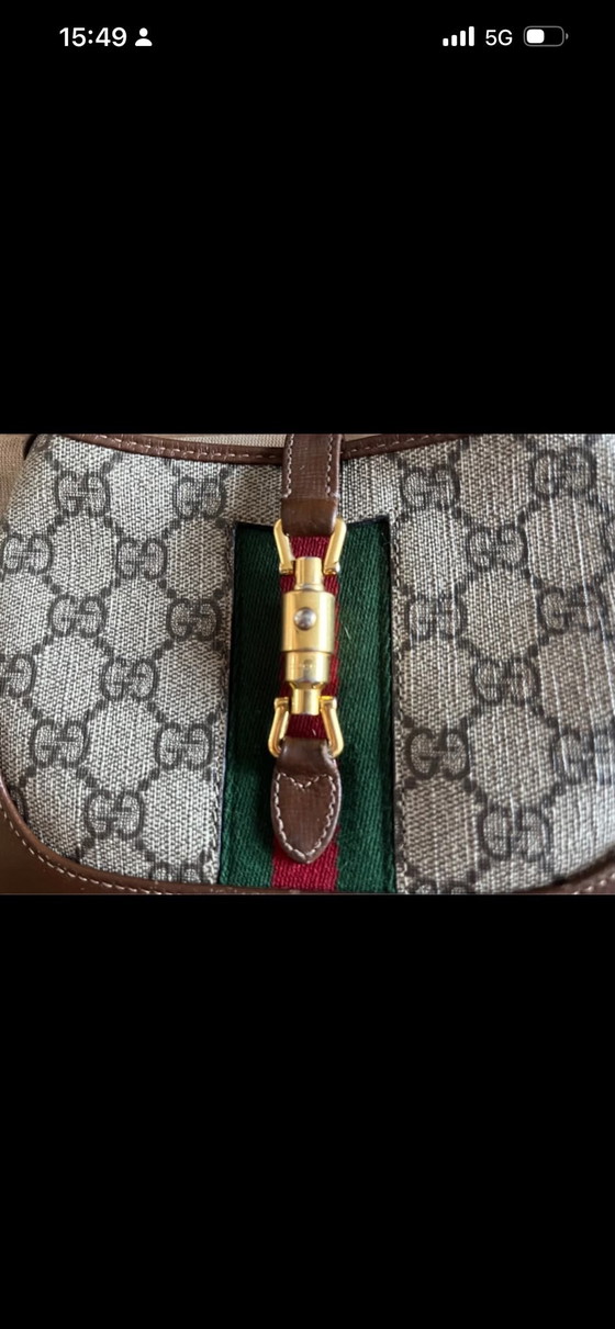 Gucci Jackie mini 1961 Shoulder Bag - Authentic Very good condition GG Supreme – Top handle bags, Leather (photo 11 of 14)
