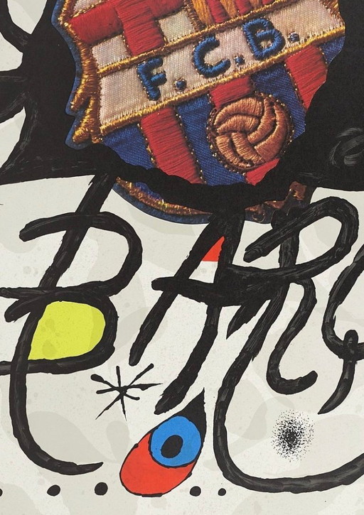 Joan Miro – Futbol Club Barcelona 75 Jubiläumsdruck – giclee prints, Paper (photo 2 of 7)