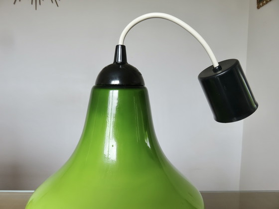 Image 1 of Groene Opaline Hanglamp 70's