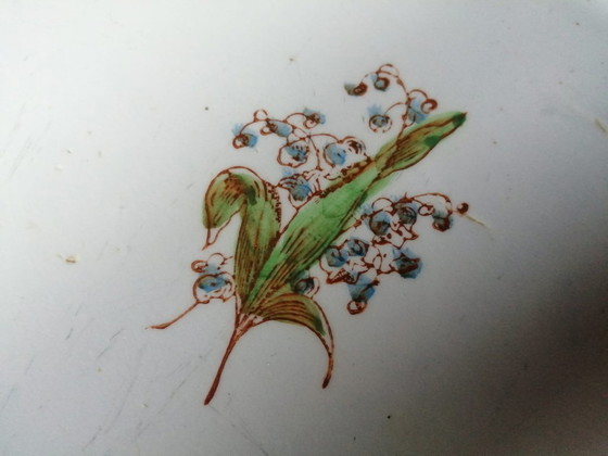 Image 1 of Plato para servir de la viuda Besio y sus hijos, finales del siglo XIX.